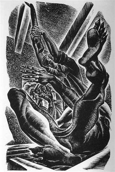 Mary Shelly. Frankenstein, 1934 - Lynd Ward
