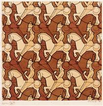 Horseman - M.C. Escher