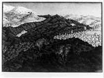 Lava Flow from Etna - Maurits Cornelis Escher
