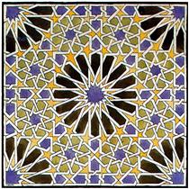 Mural Mosaic in The Alhambra - M.C. Escher