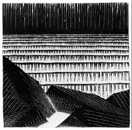 Blocks of Basalt along the Sea, 1919 - M. C. Escher