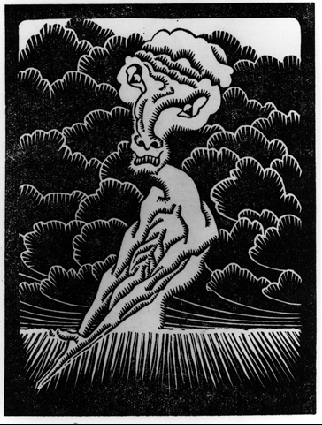 The Ghost, 1921 - M.C. Escher