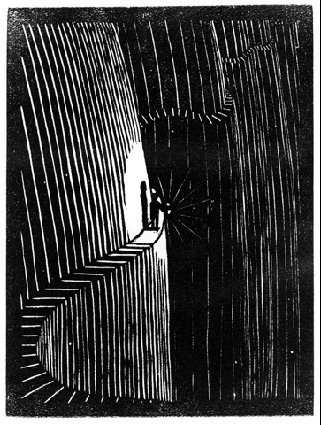 Flor de Pascua - Never think before you act, 1921 - M. C. Escher
