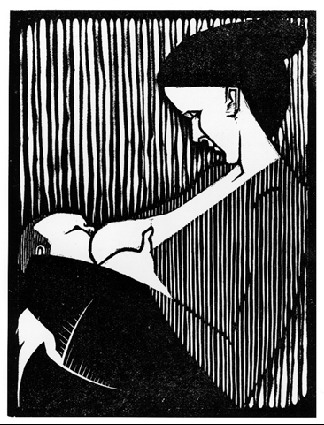 Flor de Pascua - Madonna, 1921 - M.C. Escher