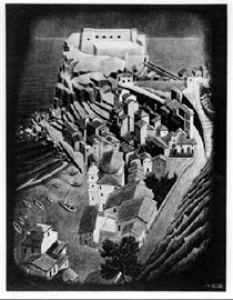 Scilla, Calabria (January 1931) - Maurits Cornelis Escher