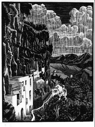 San Cosimo, Ravello (January 1932), 1932 - Maurits Cornelis Escher