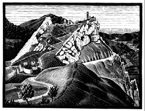 Scáfani, sicilie, 1933 - M. C. Escher