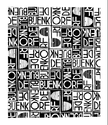 Design for Wrapping-paper: De Bijenkorf, 1933 - 1933 - M. C. Escher