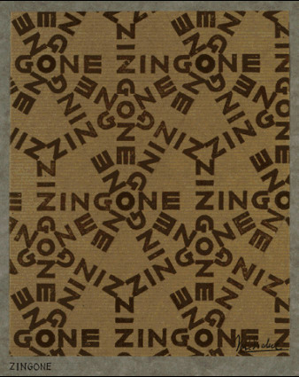 Design for Wrapping-paper: Zingone, 1933 - Мауриц Корнелис Эшер
