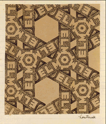 Design for Wrapping-paper: Jemoli, 1933 - 艾雪