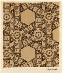 Design for Wrapping-paper: Jemoli - M. C. Escher