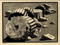 Selinunte, Sicily (October 1935) - M.C. Escher
