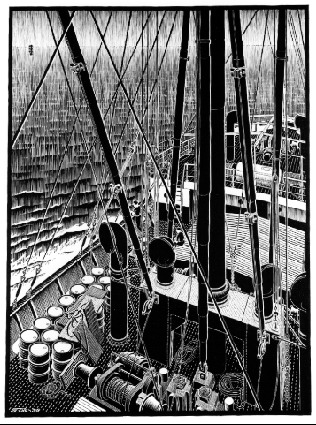 Freighter (September 1936), 1936 - Maurits Cornelis Escher