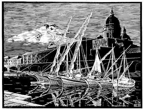 Catania, Sicily (November 1936), 1936 - M.C. Escher