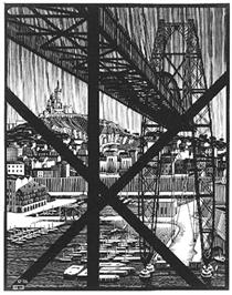 Marceilles (December 1936) - Maurits Cornelis Escher