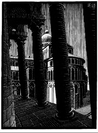Leaning Tower, Pisa (January 1937), 1937 - Мауріц Корнеліс Ешер