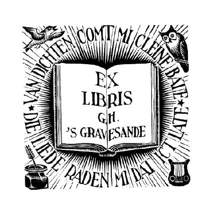 Ex Libris G.H. ’s Gravesande, 1940 - M. C. Escher
