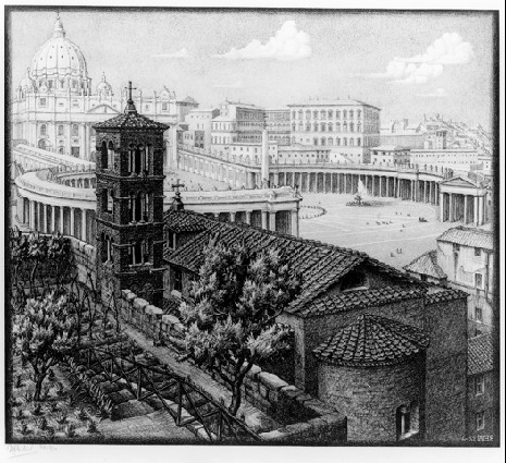 San Michele Dei Frisone, Rome, 1932 - Maurits Cornelis Escher