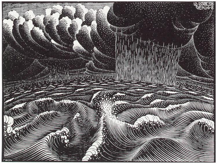 The 2nd Day of the Creation, 1925 - M. C. Escher
