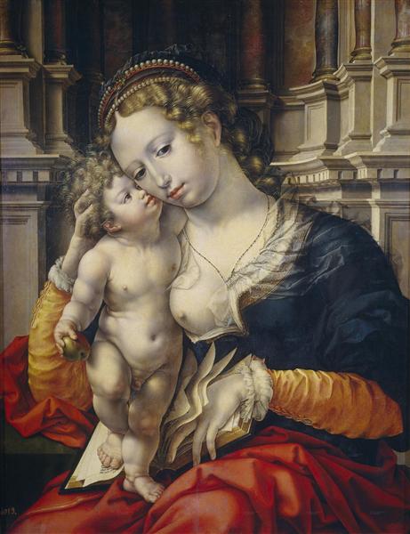 Madonna and Child, 1527 - Мабюз