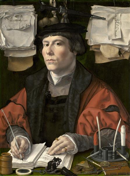 Portrait of a merchant, c.1530 - Jan Gossaert