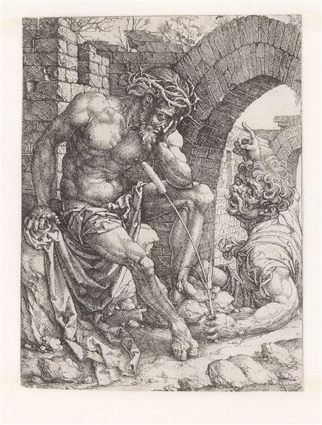 The Mocking of Christ (The man of sorrows), c.1525 - Jan Mabuse