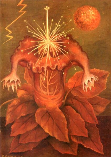 Flower of Life (Flame Flower), 1943 - Frida Kahlo