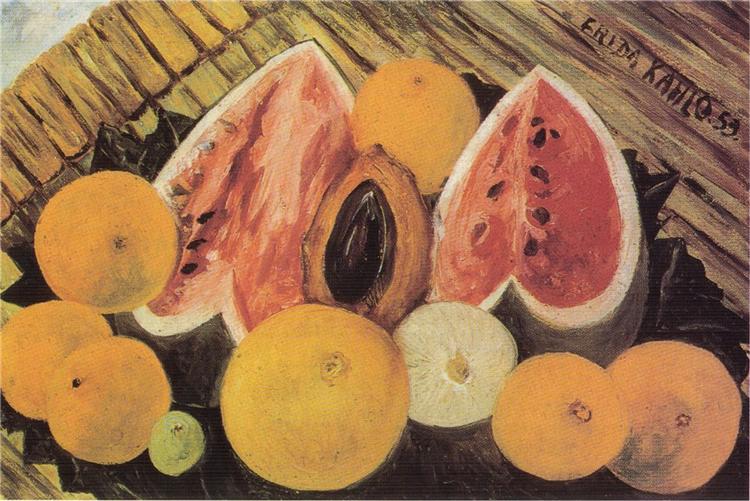 Still Life with Watermelons, 1953 - Frida Kahlo