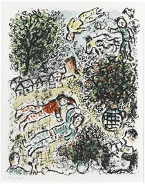 A green tree - Marc Chagall