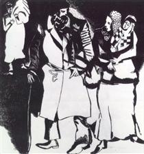 A Group of People - Marc Chagall