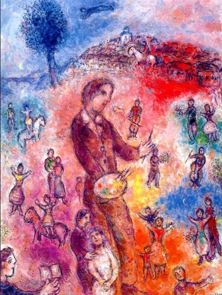 Artist at a Festival, 1982 - Marc Chagall