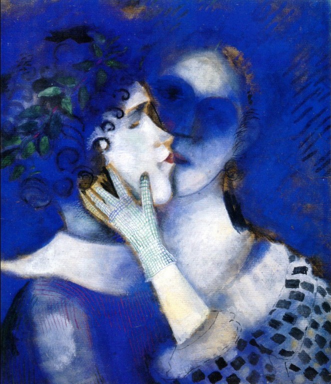 KÃ©ptalÃ¡lat a kÃ¶vetkezÅre: âmarc chagall blue loversâ