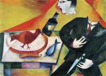 O Bêbado - Marc Chagall