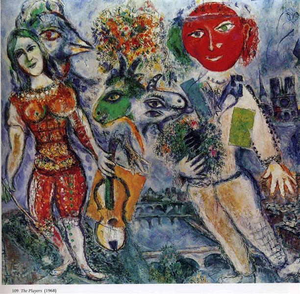 Артисты, 1968 - Марк Шагал