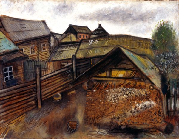 The street in Vitebsk, 1914 - Marc Chagall