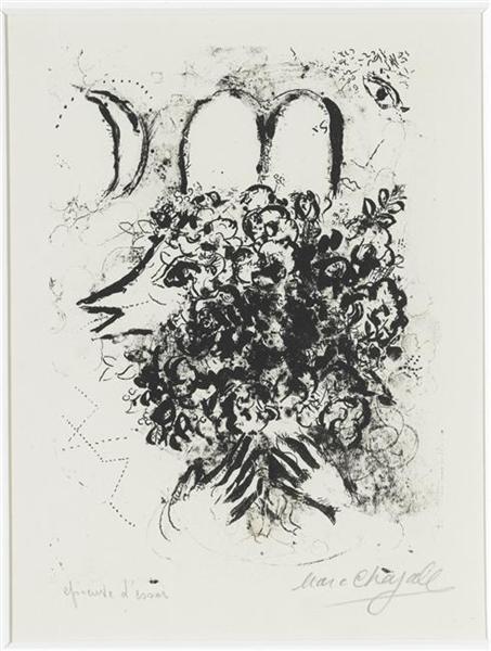The Tablets of Law, 1962 - Marc Chagall