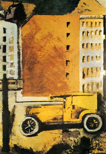 The yellow truck - Mario Sironi