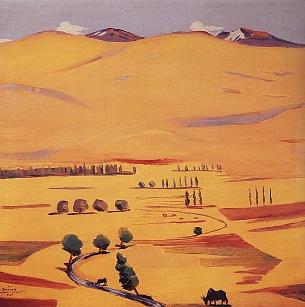 Geghama mountains, 1926 - Martiros Sarian