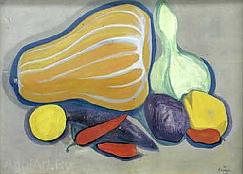 Pumpkin and pepper, 1915 - Мартірос Сар'ян
