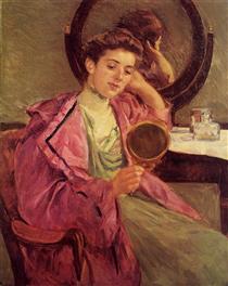 Woman at Her Toilette - Мері Кассат