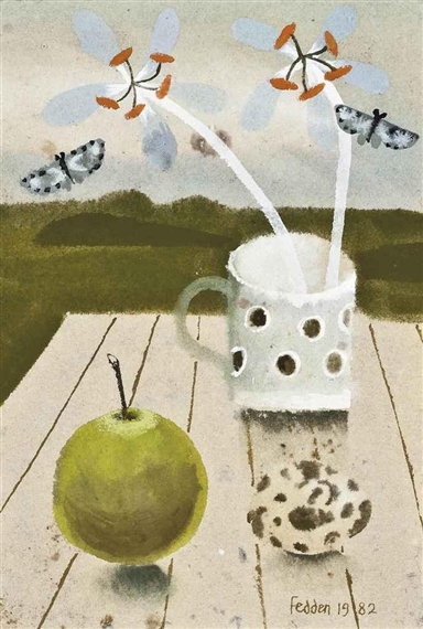 Apple and Egg, 1982 - Mary Fedden