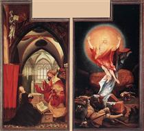 Annunciation and Resurrection - Матіас Грюневальд