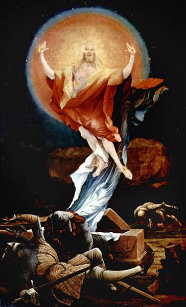 The Resurrection of Christ (right wing of the Isenheim Altarpiece), c.1512 - c.1516 - Матіас Грюневальд