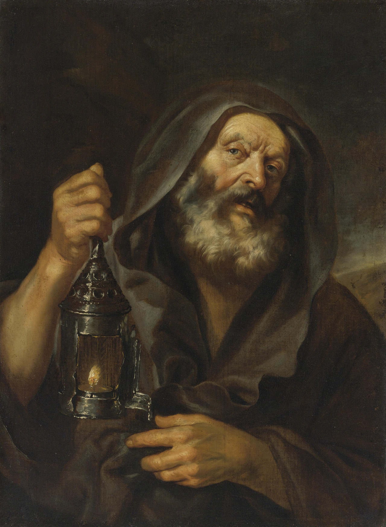painting of diogenes