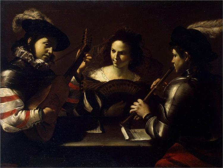 The Concert, 1630 - Mattia Preti