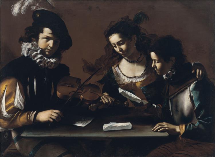 El Concierto, 1635 - Mattia Preti