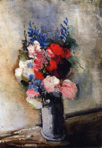 Bouquet of Flowers in a Vase - Моріс де Вламінк
