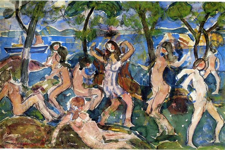 Bathers, c.1912 - c.1915 - Моріс Прендергаст