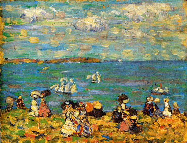 St. Malo (also known as Sketch, St. Malo), c.1907 - Maurice Prendergast