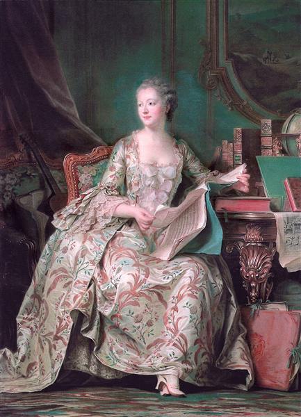 Madame de Pompadour, c.1755 - Maurice Quentin de La Tour